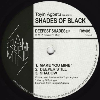 Toyin Agbetu pres. Shades Of Black: Deepest Shades EP [12"]
