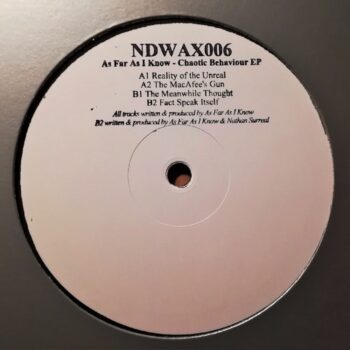 As Far As I Know: Chaotic Behaviour EP [12"]