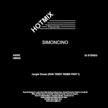 Simoncino: Jungle Dream — remixes par Ron Trent [12"]