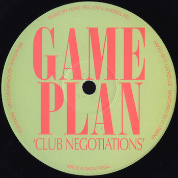 Game Plan: Club Negotiations [12"]