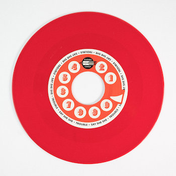 Say She She: Trouble / In My Head [7", vinyle rouge opaque]