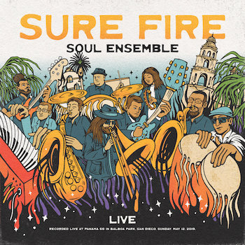 Sure Fire Soul Ensemble: Live At Panama 66 [LP, vinyle clair avec spirale orange]