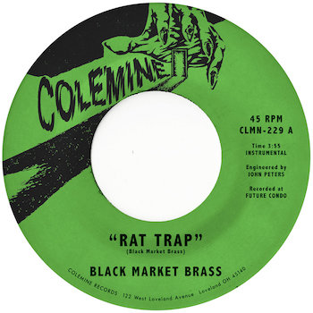 Black Market Brass: Rat Trap / Chop Bop [7", vinyle tourbillon mauve]