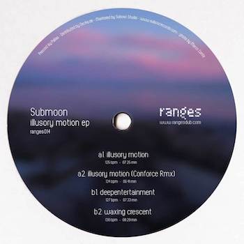 Submoon: Illusory Motion — incl. remix par Conforce [12", vinyle bleu clair]