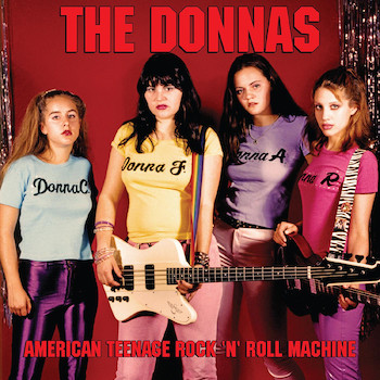 Donnas, The: American Teenage Rock 'N' Roll Machine [LP, vinyle spiralé orange et noir]