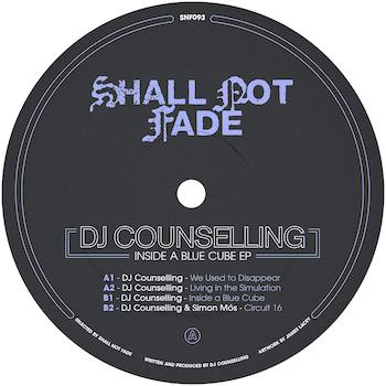 DJ Counselling: Inside A Blue Cube EP [12", vinyle bleu]