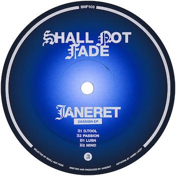Janeret: Passion EP [12", vinyle bleu]