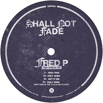 Fred P.: Day Break EP [12", vinyle mauve]