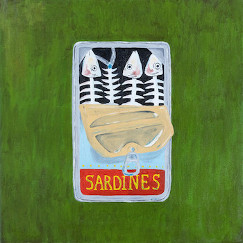 Apollo Brown & Planet Asia: Sardines [LP, vinyle vert sardine]