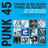 variés: Punk 45: There Is No Such Thing As Society [2xLP, vinyle bleu cyan]